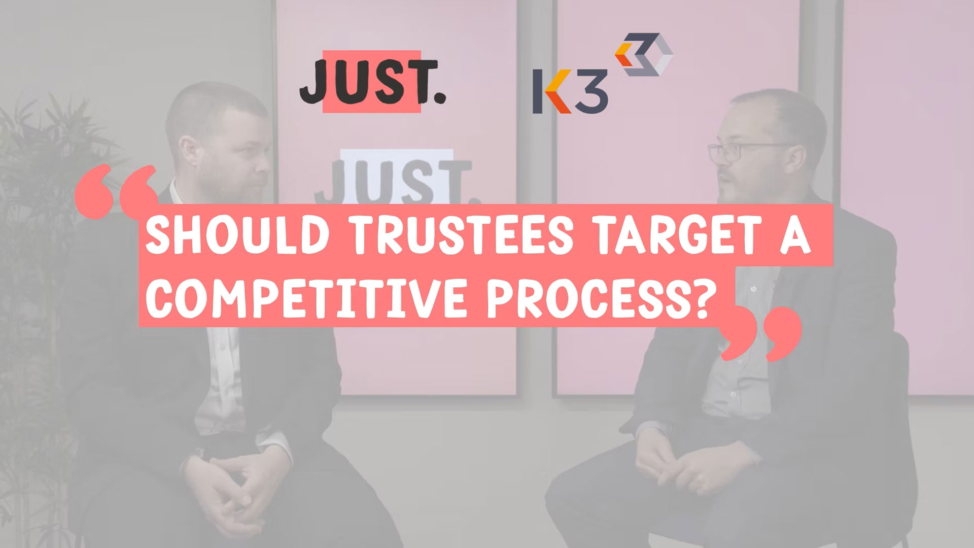 Should trustees target a competitive process?