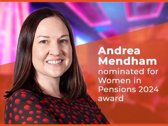 Andrea Mendham nominated for Women in Pensions 2024 award