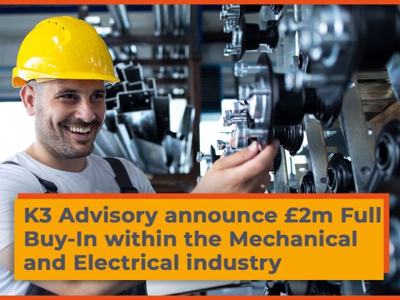 K3 Advisory announce £2m Full Buy-In-within the Mechanical and Electrical industry